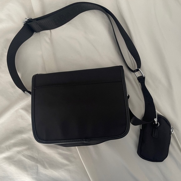 Black Inspired Crossbody with Coin purse Attachment - Picture 14 of 14